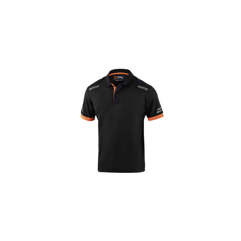 SPARCO POLO TOLEDO BLACK ORANGE TG  S- 1,0 pz