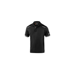 SPARCO POLO TOLEDO BLACK GREY TG L- 1,0 pz