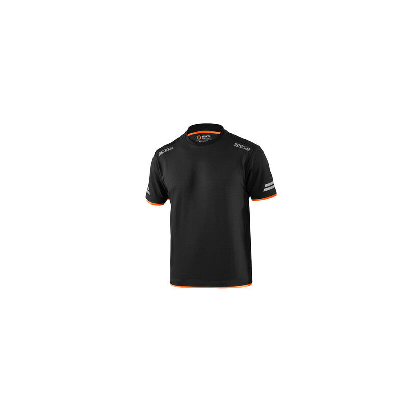SPARCO T-SHIRT TUCSON BLACK ORANGE TG XL- 1,0 pz