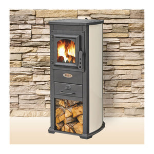 STUFA LEGNA  5.0 KW BERNA LUX BEIGE- 1,0 pz