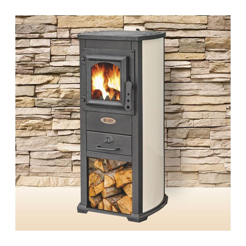 STUFA LEGNA  5.0 KW BERNA LUX BEIGE- 1,0 pz