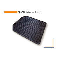 TAPPETO AUTO IN GOMMA POLAR CM 54X44- 10,0 pz