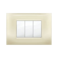 PLACCA MIVIDA PLANA AVORIO 3P- 10,0 pz