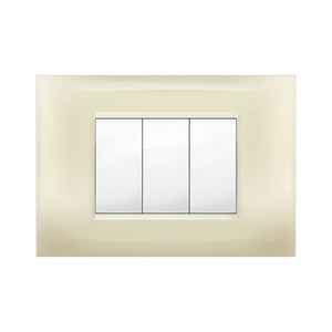 PLACCA MIVIDA PLANA AVORIO 3P- 10,0 pz