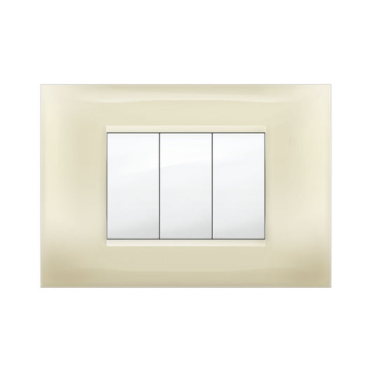 PLACCA MIVIDA PLANA AVORIO 3P- 10,0 pz