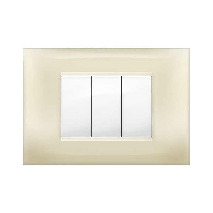 PLACCA MIVIDA PLANA AVORIO 3P- 10,0 pz