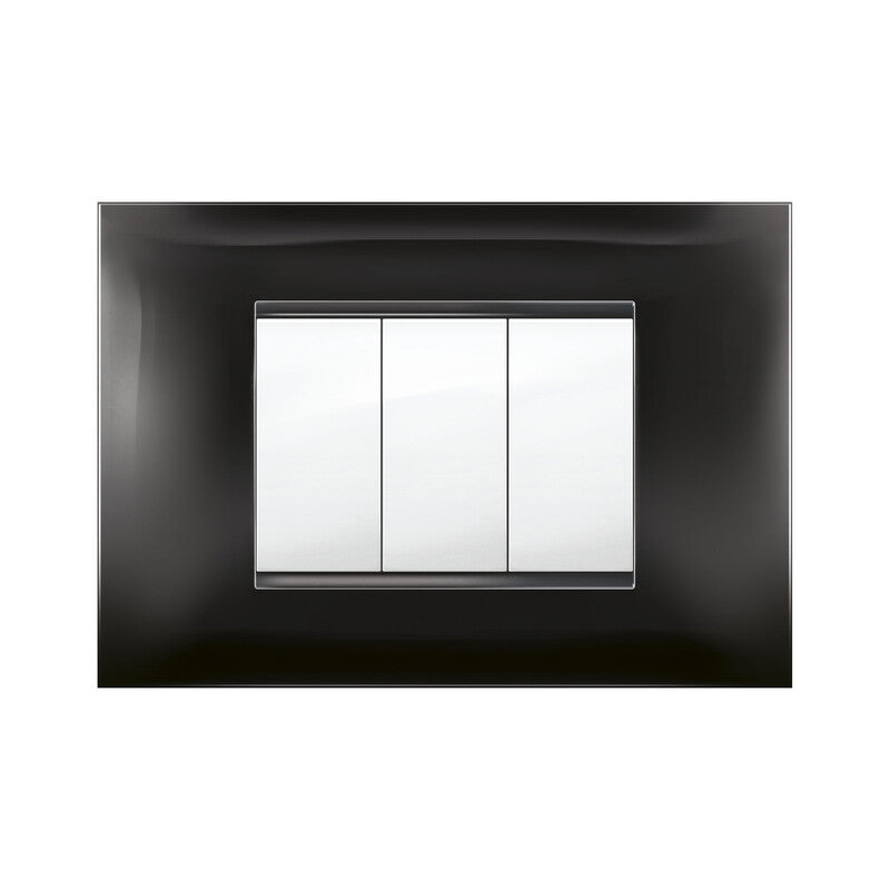 PLACCA MIVIDA PLANA NERO  3P- 10,0 pz