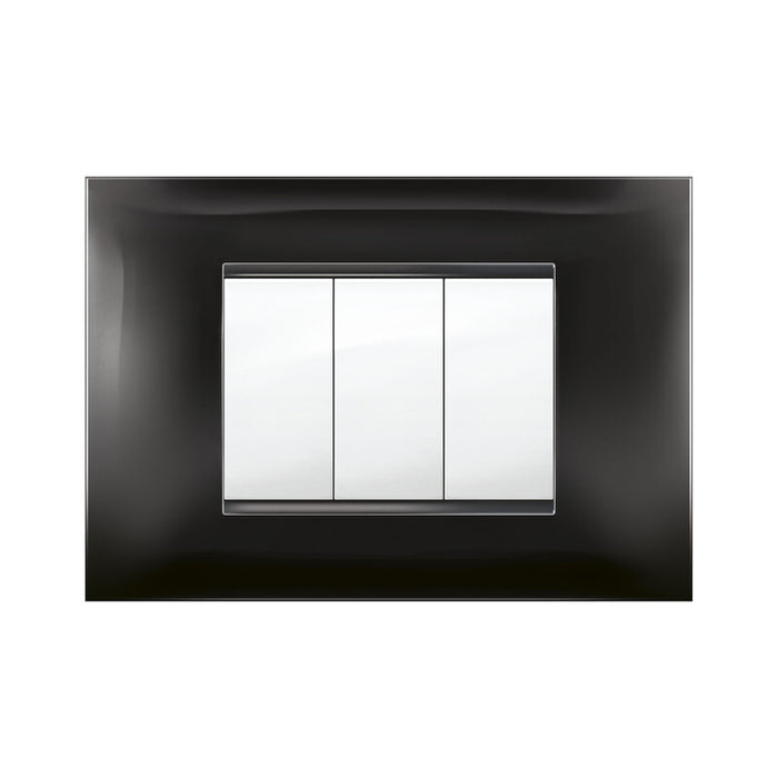 PLACCA MIVIDA PLANA NERO  3P- 10,0 pz