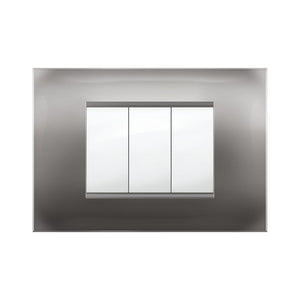 PLACCA MIVIDA PLANA ALLUMINIO NOTTE 3P- 10,0 pz