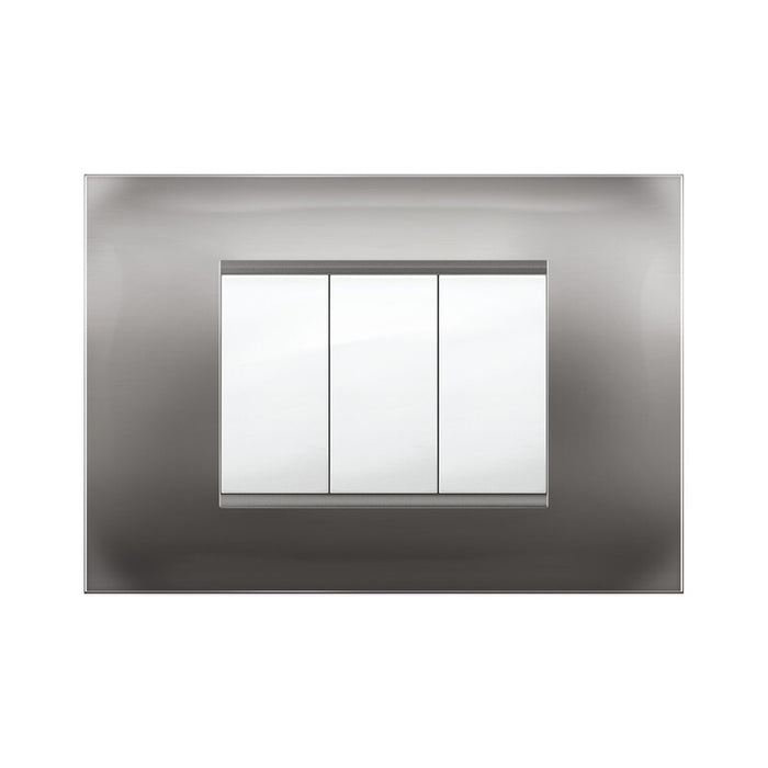 PLACCA MIVIDA PLANA ALLUMINIO NOTTE 3P- 10,0 pz