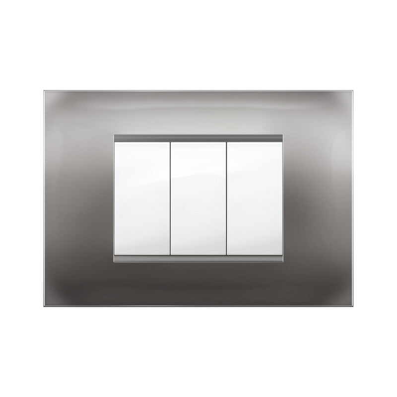 PLACCA MIVIDA PLANA ALLUMINIO NOTTE 3P- 10,0 pz