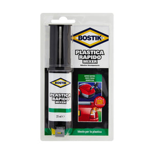 BOSTIK PLASTICA RAPIDO MIXER 25 ML BLISTER- 6,0 pz