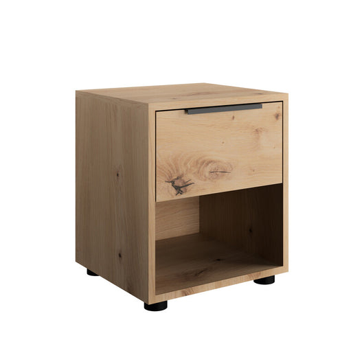 COMODINO 1C+1V CM. 38X35X44 H ROVERE ARTISAN- 1,0 pz