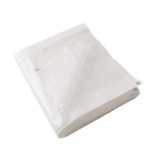 C TELO OCCHIELLATO PE 5 X 8M 160GR BIANCO RETINATO- 1,0 pz