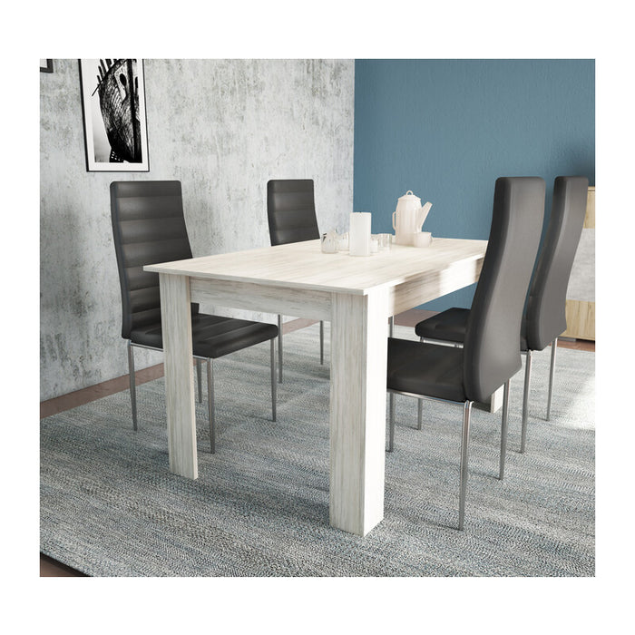 TAVOLO ALLUNGABILE CM 80X110/150XH.75 FRAS.BIANCO- 1,0 pz