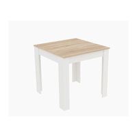 TAVOLO FISSO CM 80X110XH.75 ROVERE/BIANCO- 1,0 pz