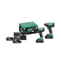 HIKOKI COMBOPACK KC18DA TRAPANO + AVVITAT IMP 18V- 1,0 pz