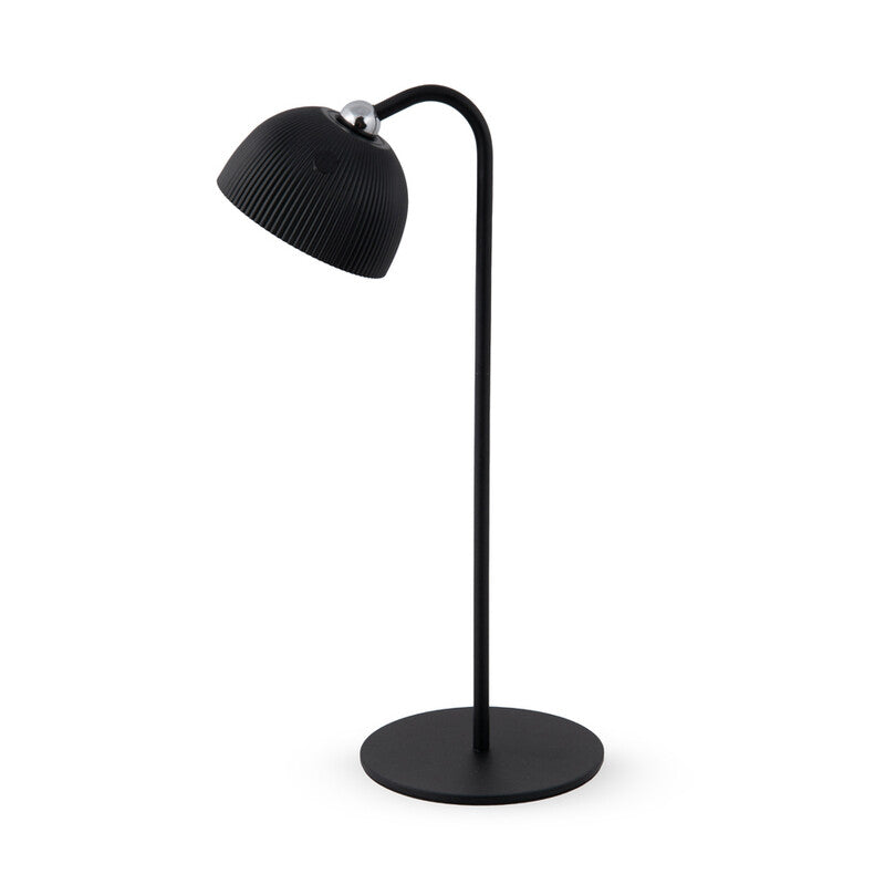LAMPADA LED RICARICABILE DA TAVOLO ELLIOT NERO- 12,0 pz