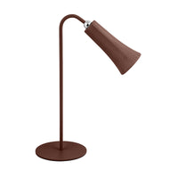 LAMPADA LED RICARICABILE DA TAVOLO ALICE RUGGINE- 12,0 pz