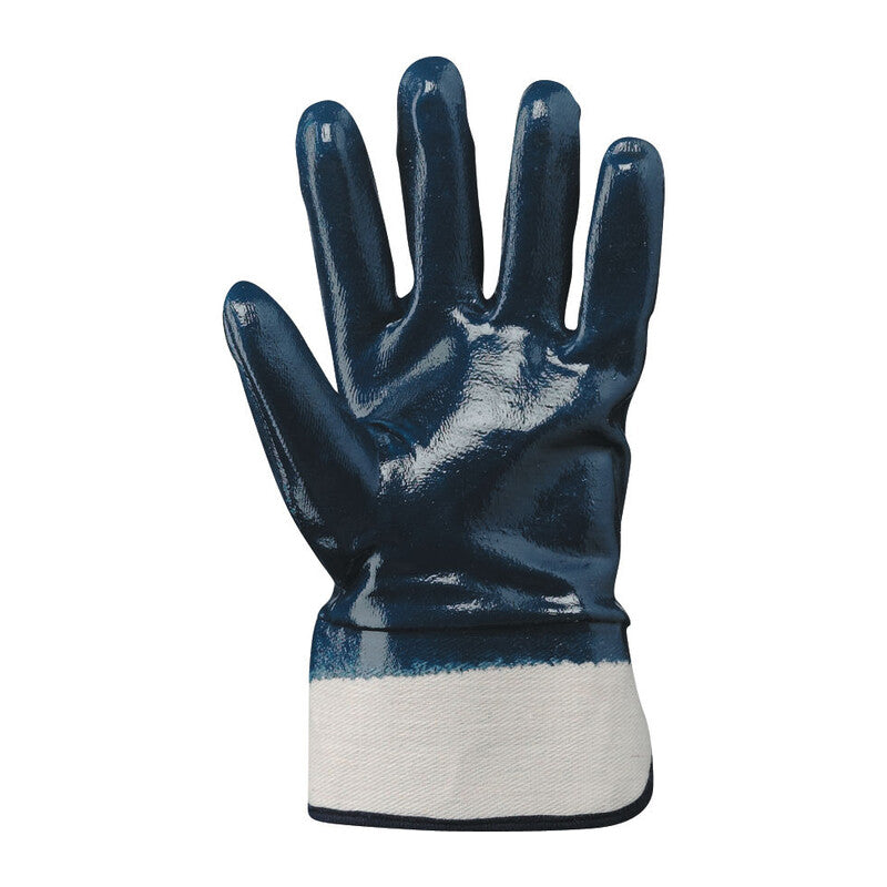 GUANTI PALMO E DORSO RICOPERTO IN NITRILE BLU- 12,0 paia