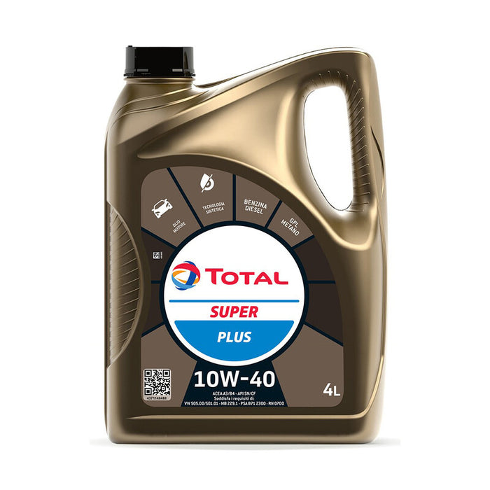 OLIO LUBRIFICANTE TOTAL SUPER PLUS 10W40  4L- 3,0 pz