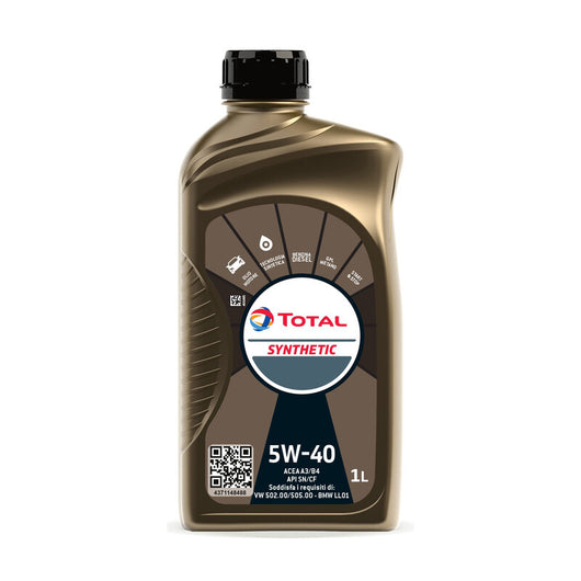 OLIO LUBRIFICANTE TOTAL SYNTHETIC 5W40  1 L- 12,0 pz