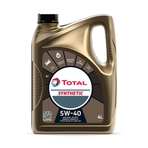 OLIO LUBRIFICANTE TOTAL SYNTHETIC 5W40  4 L- 3,0 pz