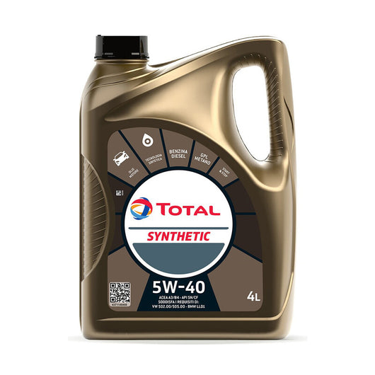 OLIO LUBRIFICANTE TOTAL SYNTHETIC 5W40  4 L- 3,0 pz