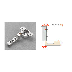 SALICE CERNIERA AMMORTIZZATA C7A6GE9 COLLO 9- 50,0 pz