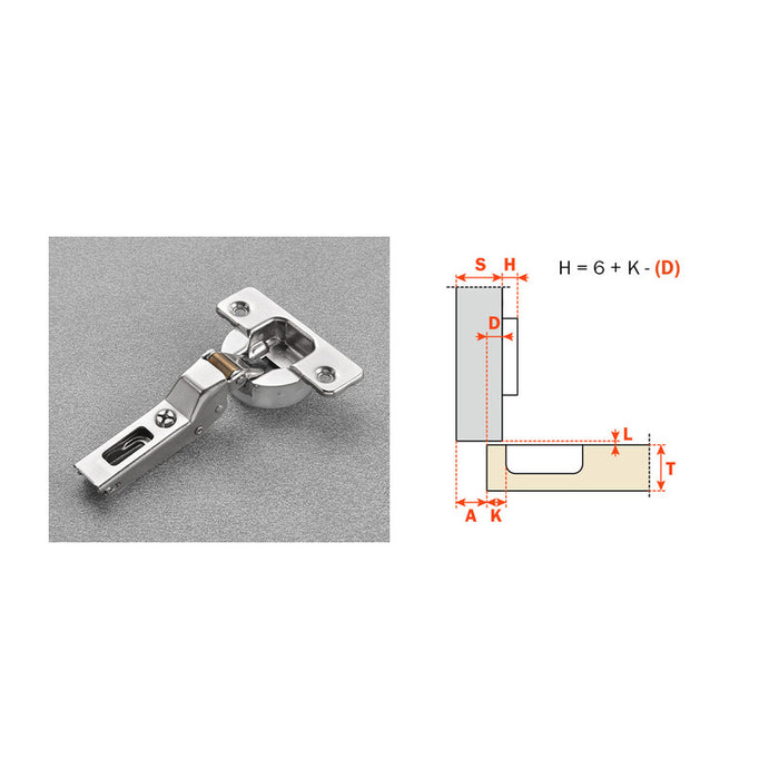 SALICE CERNIERA AMMORTIZZATA C7A6GE9 COLLO 9- 50,0 pz