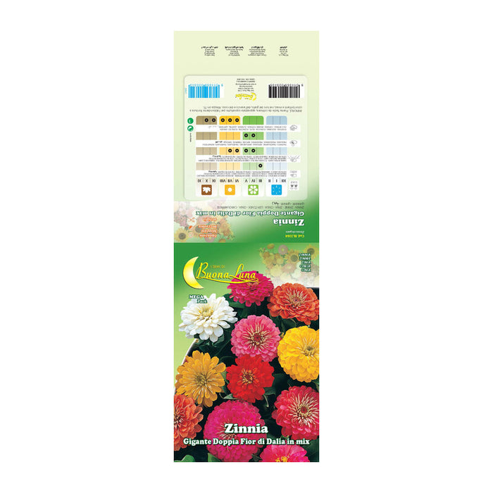 SEMI GARDEN ZINNIA GIGANTE- 10,0 pz