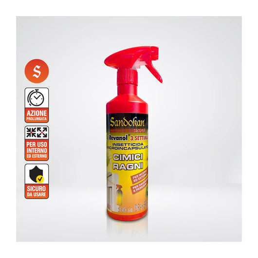 INSETTICIDA CIMICI E RAGNI 500ML- 1,0 pz