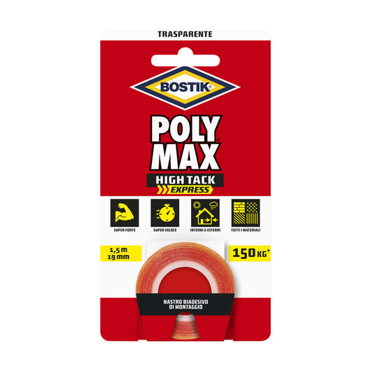 BOSTIK POLYMAX NASTRO BIAD HIGHTACK EXPRESS TRASP- 1,0 pz