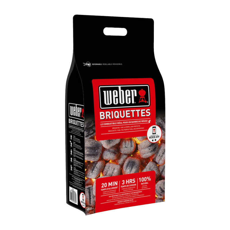 WEBER BRICCHETTI CARBONE DA 4 KG- 1,0 pz