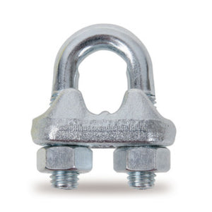 BL MORSETTO P/FUNE ACCIAIO D 12 MM ROBUR  2 PZ- 5,0 blister