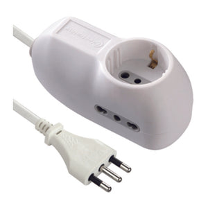 MULTIPRESA 2P BIP+1 SCHUKO SALVASPAZIO FIG.2- ELECTRALINE 3PMARK- 1,0 pz