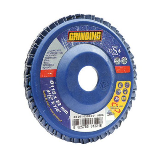 GRINDING DISCO LAMELLARE ZIRC 180X22 GR  60- SAINT GOBAIN ABRASIVI- 10,0 pz
