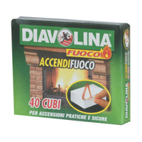 ACCENDIFUOCO  40 CUBI DIAVOLINA 15300- FACCO GIUSEPPE & C.- 24,0 confezione