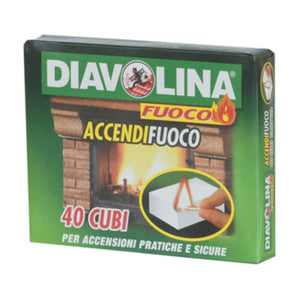 ACCENDIFUOCO  40 CUBI DIAVOLINA 15300- FACCO GIUSEPPE & C.- 24,0 confezione
