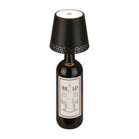 LAMPADA FLASKA PER MONTAGGIO SU BOTTIGLIA NERO- 1,0 pz