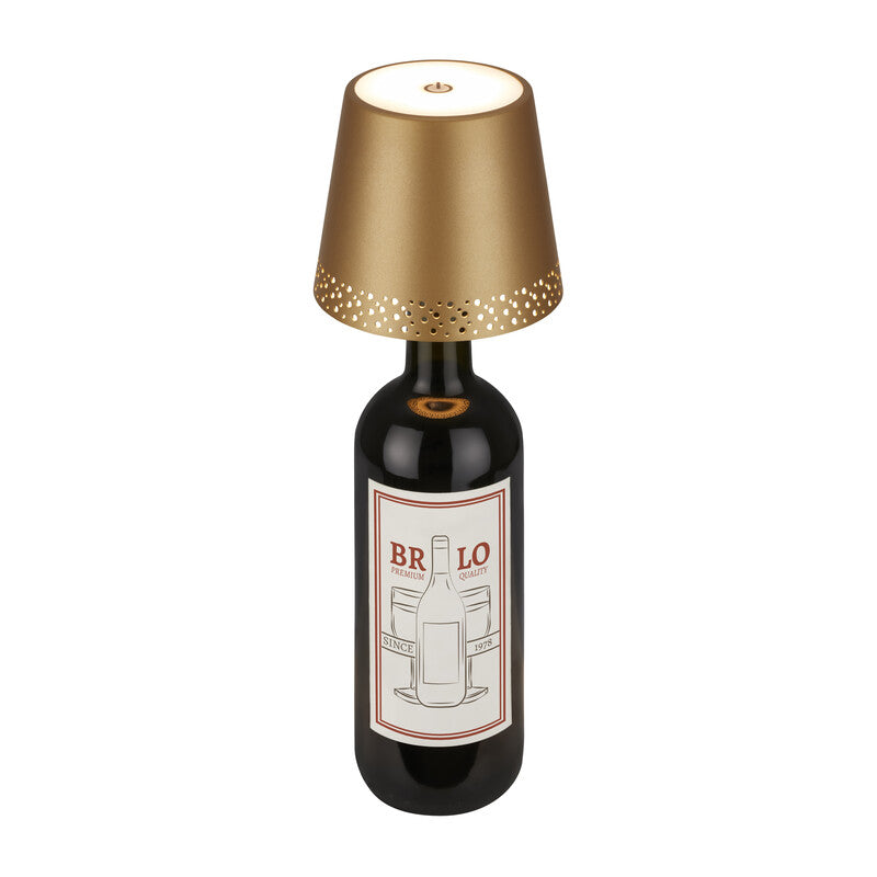 LAMPADA FLASKA PER MONTAGGIO SU BOTTIGLIA ORO- 1,0 pz