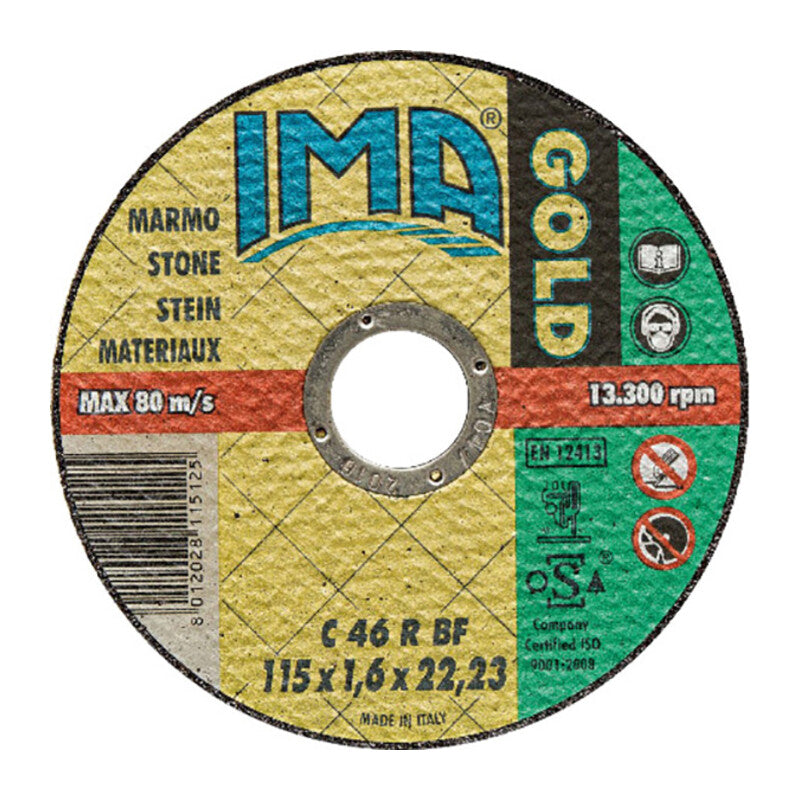 IMA DISCO P/MARMO GOLD PIANO D 115X1,6 MM- IMA- 50,0 pz