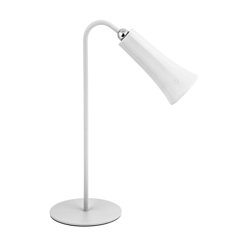 LAMPADA LED RICARICABILE DA TAVOLO ALICE BIANCO- 12,0 pz