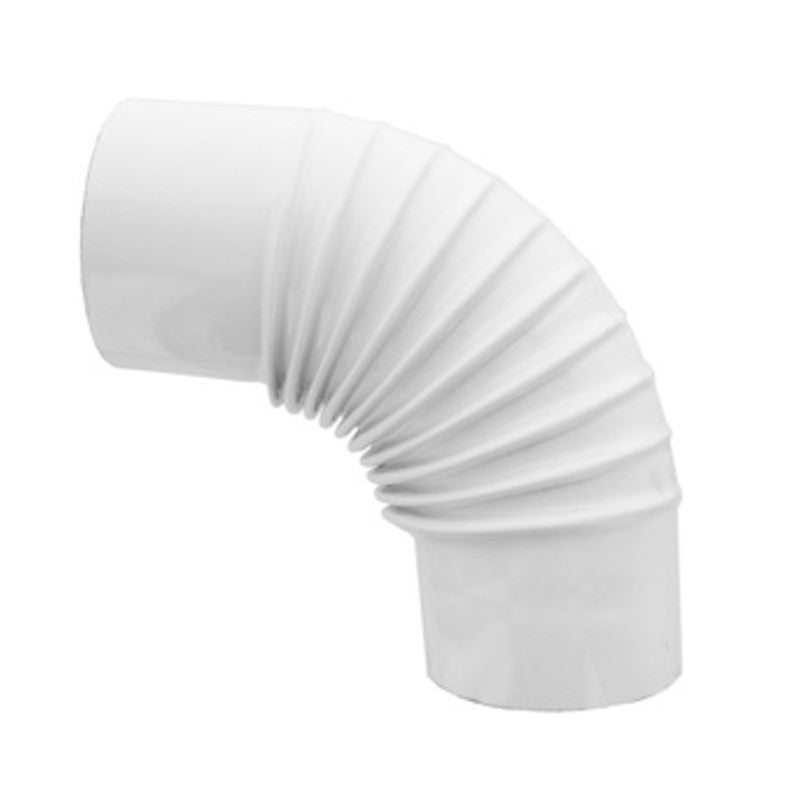 GOMITO PER STUFA 90 D 15 CM BIANCO- 1,0 pz