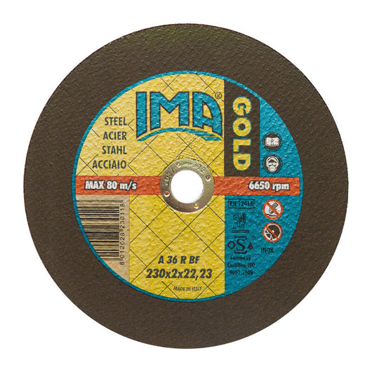 IMA DISCO P/FERRO GOLD PIANO D 230X2,0 MM- IMA- 50,0 pz