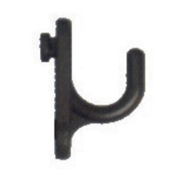 GANCIO PER PANNELLI FORATI NYLON FIG 6 CURVO- 100,0 pz