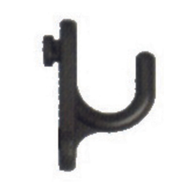 GANCIO PER PANNELLI FORATI NYLON FIG 6 CURVO- 100,0 pz