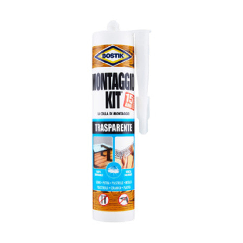 BOSTIK MONTAGGIO KIT TRASPARENTE 310 G CARTUC- 1,0 pz