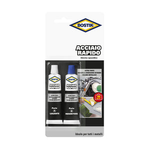 BOSTIK ACCIAIO RAPIDO 30 G BLISTER- 12,0 pz