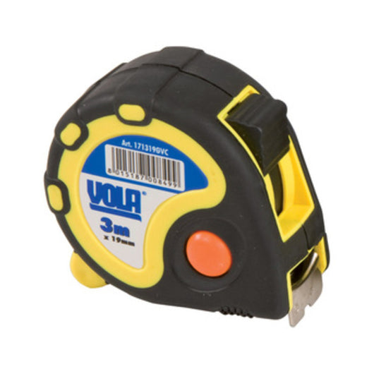 FLESSOMETRO VOLA TEKNA PRO IN ABS  3 M X 19 MM *- 6,0 pz